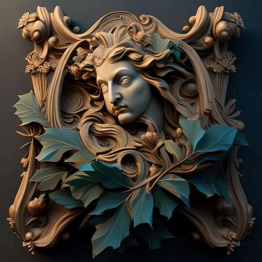 3D model baroque (STL)